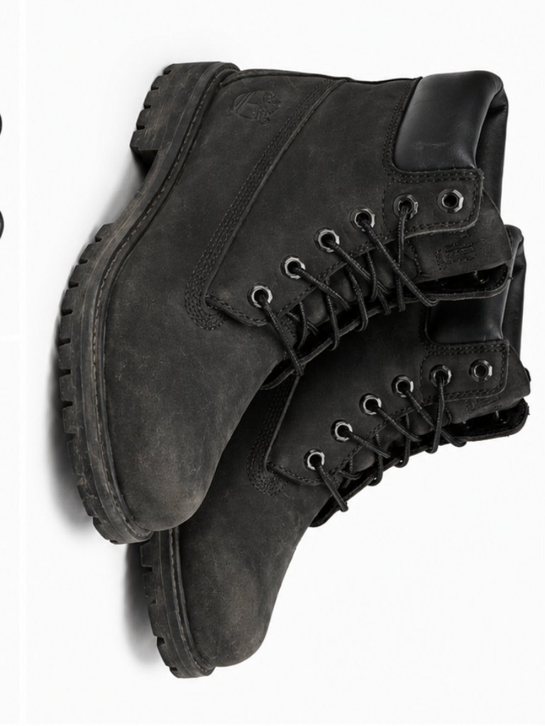 Timberland Boy's Blackboots Size 4m